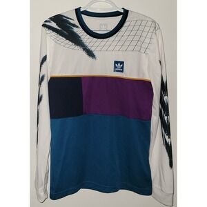 Adidas Rider Approved Skateboarding Biking Long Sleeve Shirt Men's Size XS